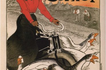 Theophile Steinlen Poster Motorcycles Comiot 1899