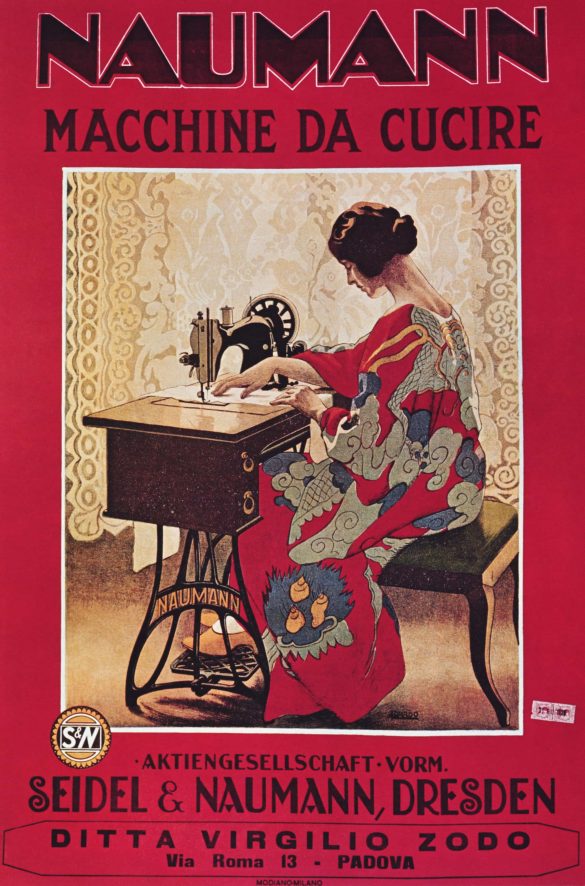 A Seidel and Naumann Sewing Machine Poster