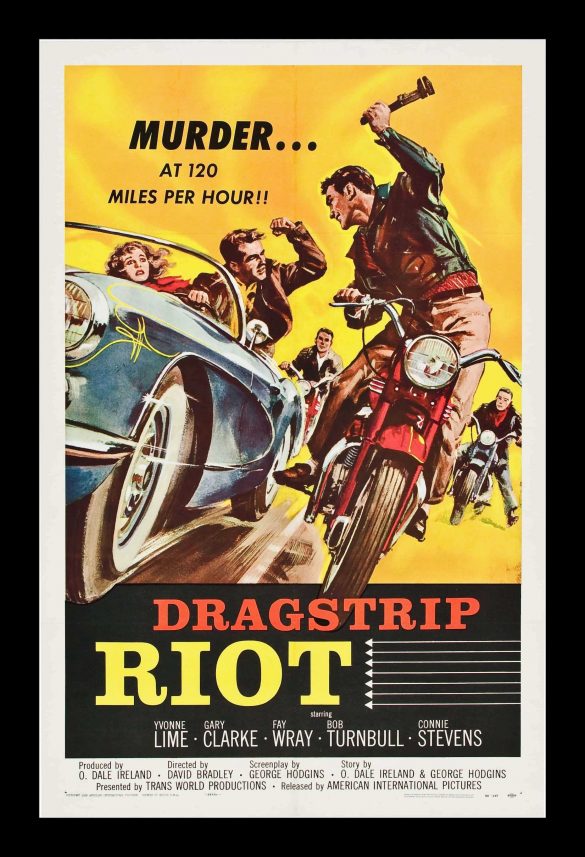 Antique Movie Posters Dragstrip Riot,1958