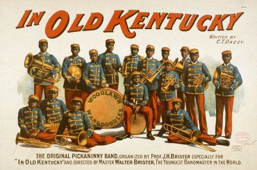 1894 Old Kentucky Pickaninny Vintage Music Band Poster