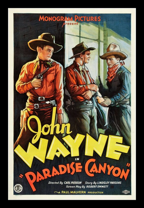 John Wayne Paradise Canyon, 1935 Original Movie Poster