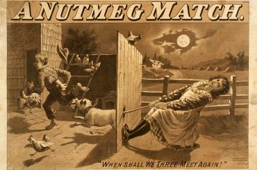A Nutmeg Match Vintage Theater Poster, 1892