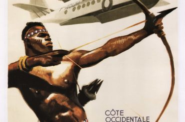 Old Airline Ads French African Aeromaritime