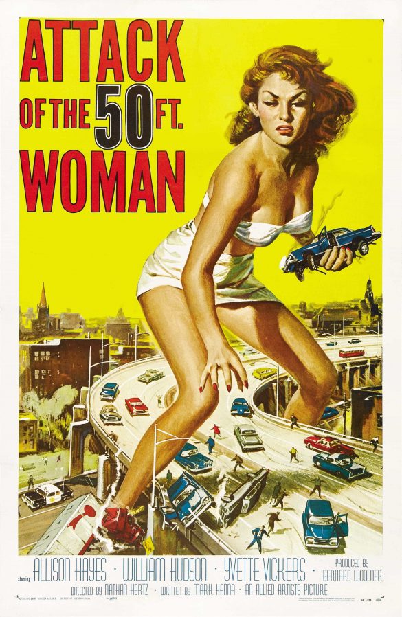 Attack Of The 50 Foot Woman Poster by Reynold Brown, 1958