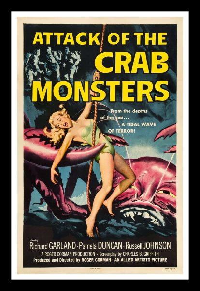 Attack of the crab monsters movie poster