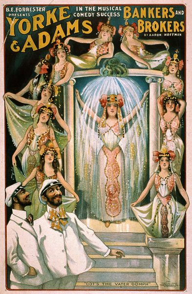 Vintage Musical Poster - Yorke & Adams Bankers and Brokers, 1906