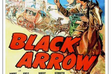 Old Western Movie Poster Black Arrow