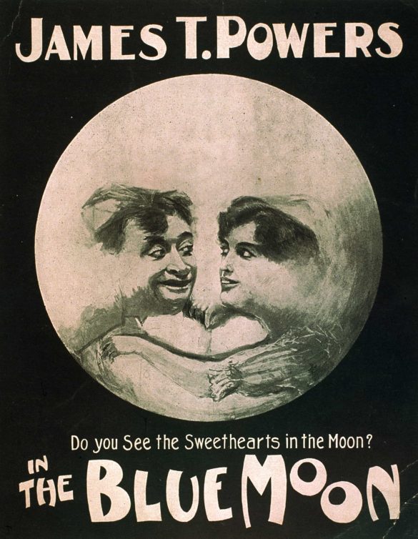 Musical Theatre Poster The Blue Moon 1906