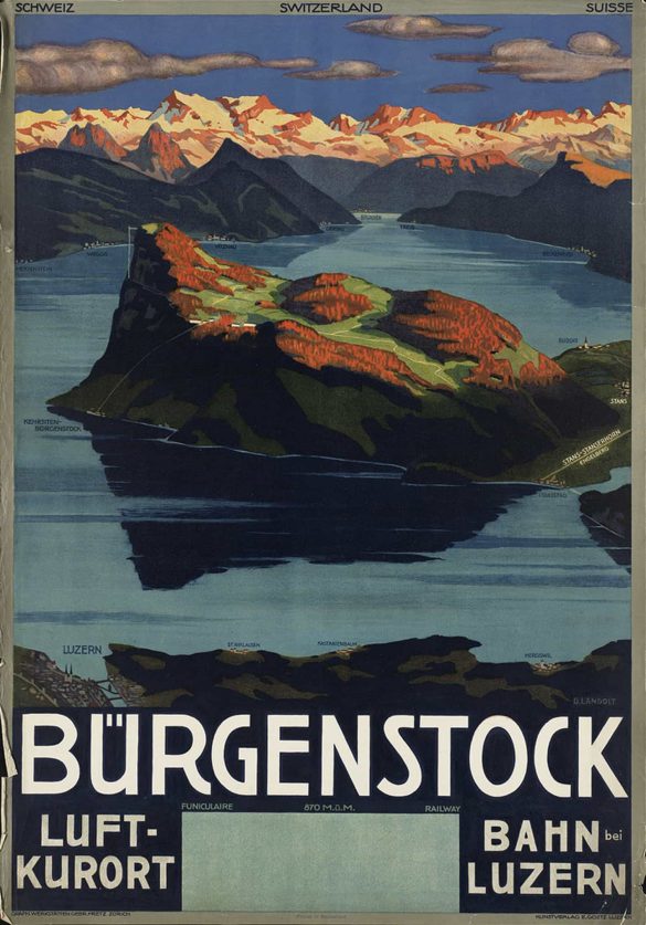 Vintage Travel Posters Switzerland