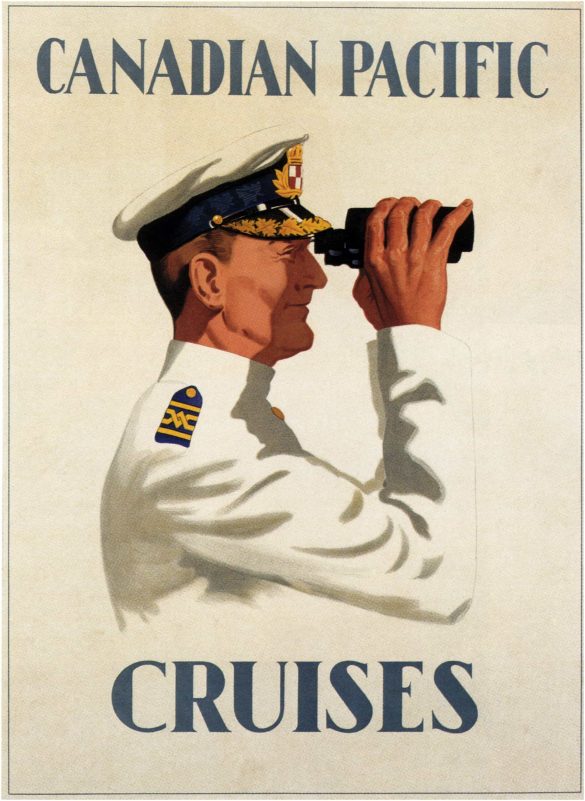 Canadian Pacific Ships and Cruises Vintage Poster