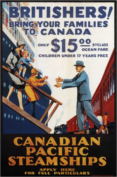Canadian Pacific Steamships Vintage Poster
