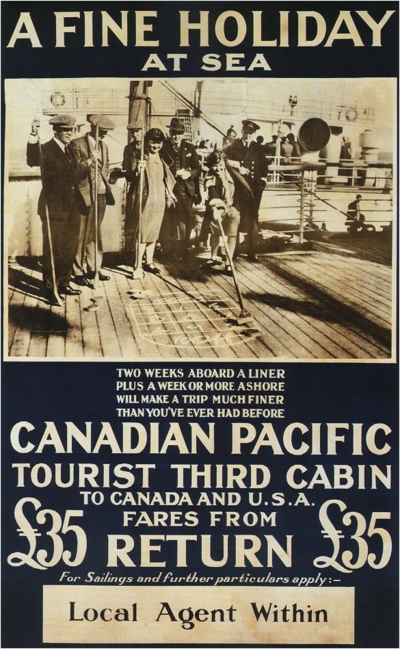 Vintage Canadian Pacific Poster A Fine Holiday at Sea