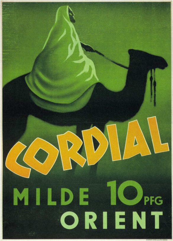 Vintage Poster Design: Cordial Milde Orient
