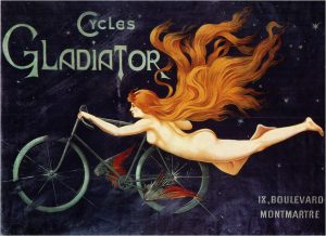 Vintage French Posters: Cycles Gladiator 1895
