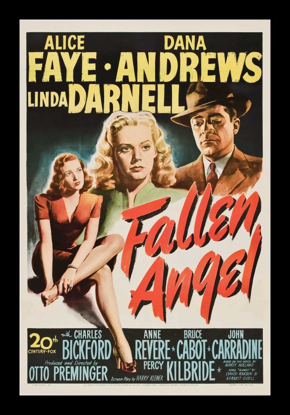 Vintage Film Posters Fallen Angel, 1945
