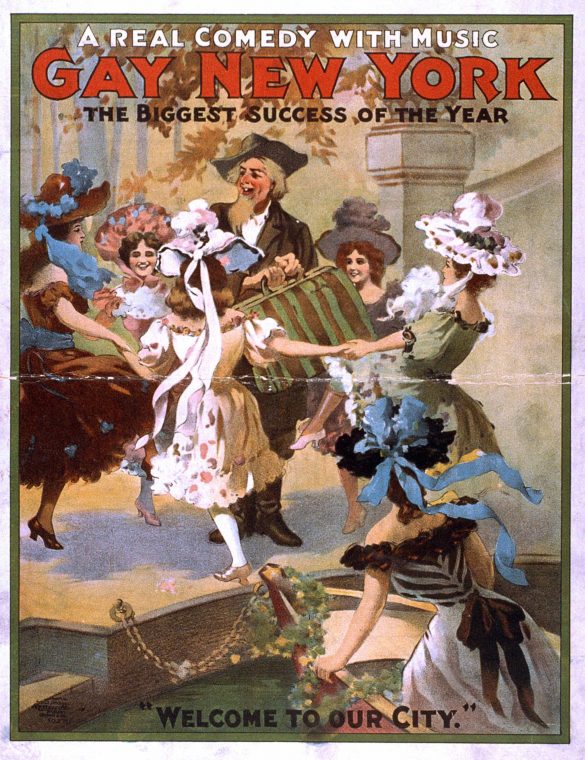 Gay New York Vintage Comedy Posters, 1907
