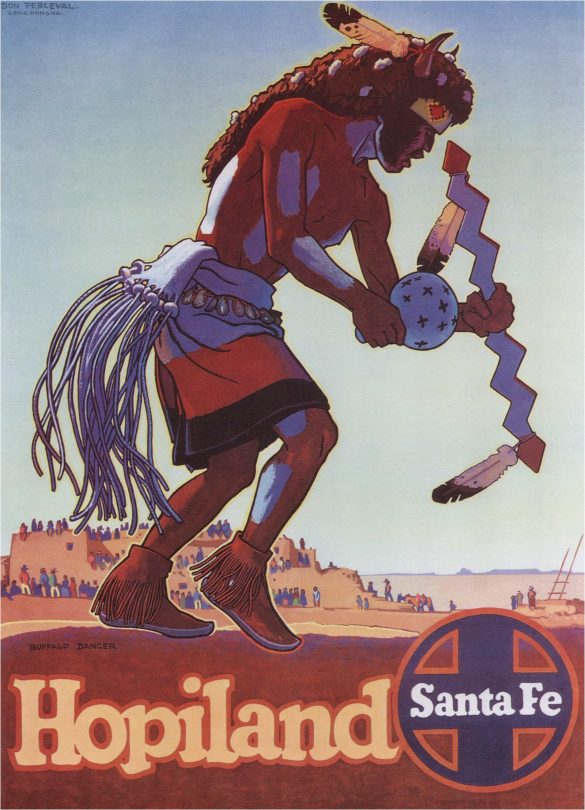 Hopiland Santa Fe Poster