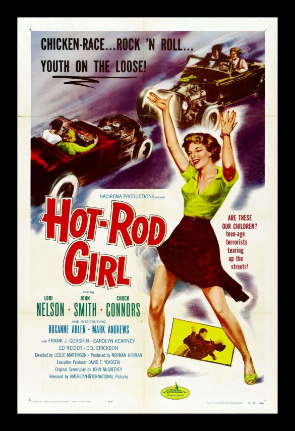 Hot Rod Gang Old Movie Poster,1958