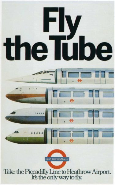 London Underground "Fly the tube"