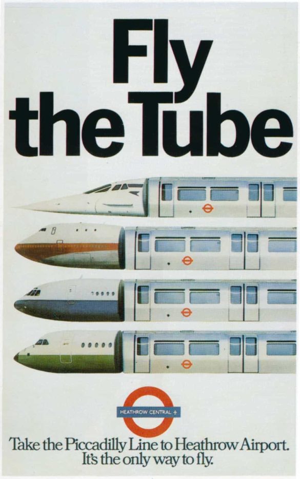 Fly the Tube London Underground Posters, 1979