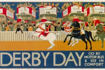 London Underground Map Poster Derby Day by Herry Perry 1928
