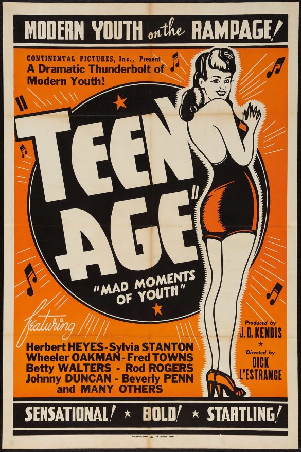 Vintage American Poster: Mad Moments of Youth