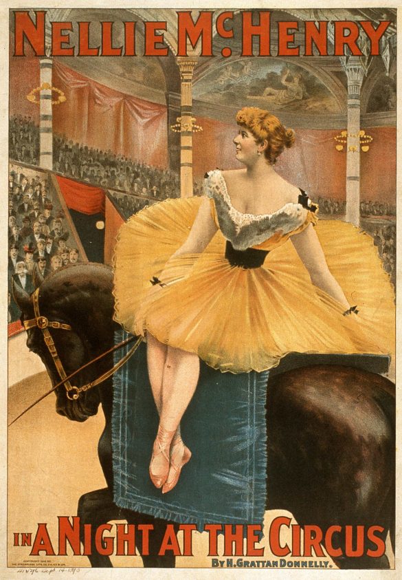 Old Circus Posters; A night At The Circus 1893