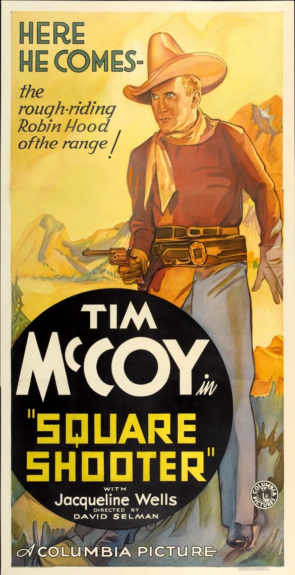 Square Shooter Vintage Cowboy Poster, 1935
