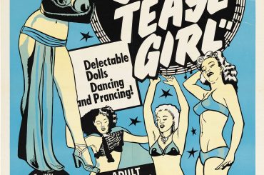 Strip Tease Girl Vintage Cabaret Poster