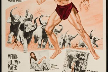 Retro Movie Art Poster 1962 Tarzan Goes To India