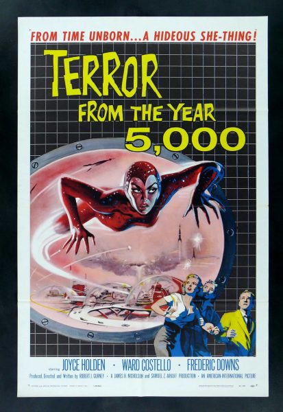 Terror from the year 5000 movie poster 1958