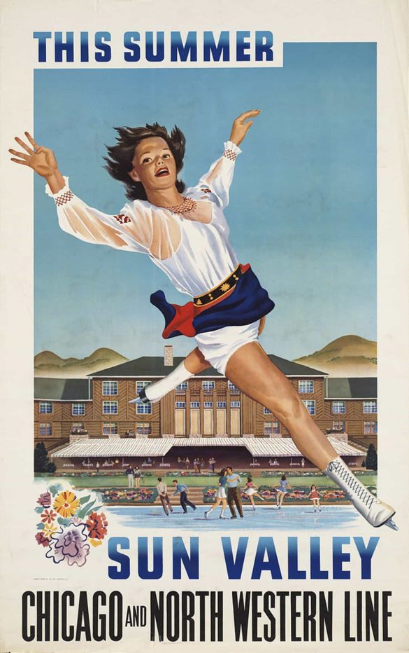 This Summer Sun Valley Chicago Travel Poster 1941