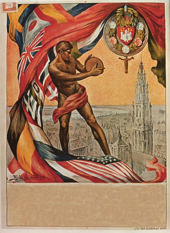 The 7th Olimpiade Olympic Vintage Sports Poster, 1920