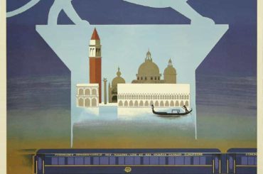 Vintage Rail Posters Venice Simplon Orient Express1883