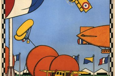 Vintage Exhibition Posters Grand Meeting Aeronautique, 1920