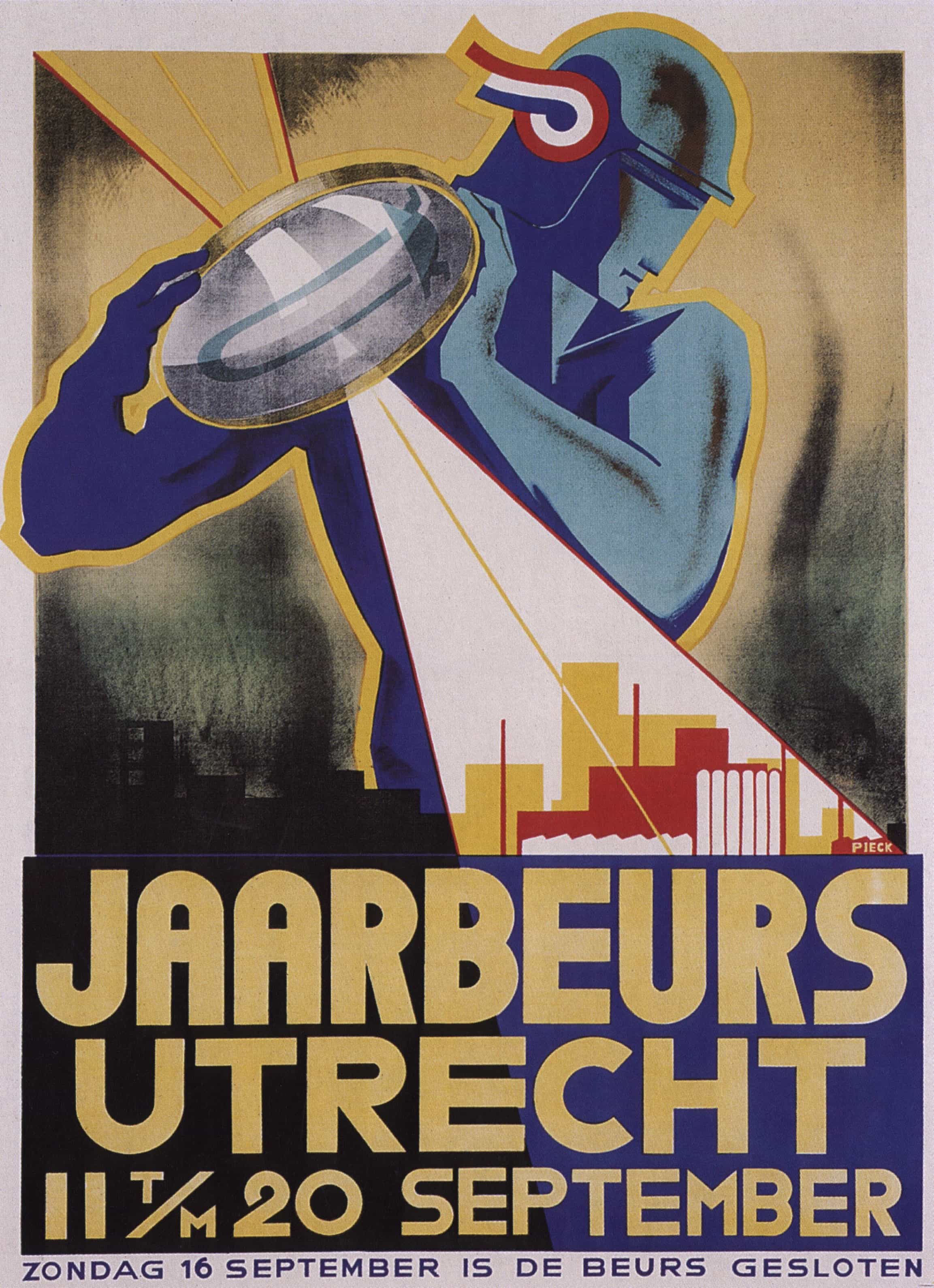 Art Deco Poster by Jaarbeeurs Utrecht's, 1920
