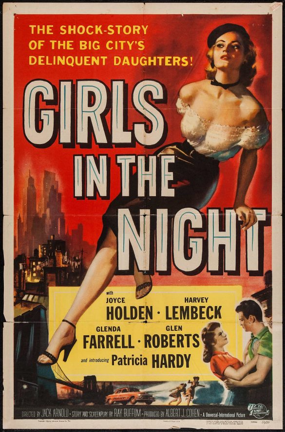 Girls in the Night Old Film Poster, 1953