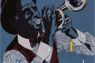 Man in Trumpet Vintage New Orleans Poster by Delta Airlines