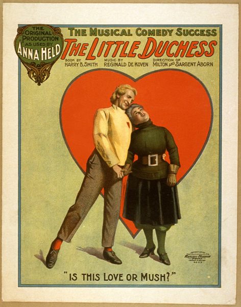 the little duchess mucical comedy success poster-1906- Harry B. Smith