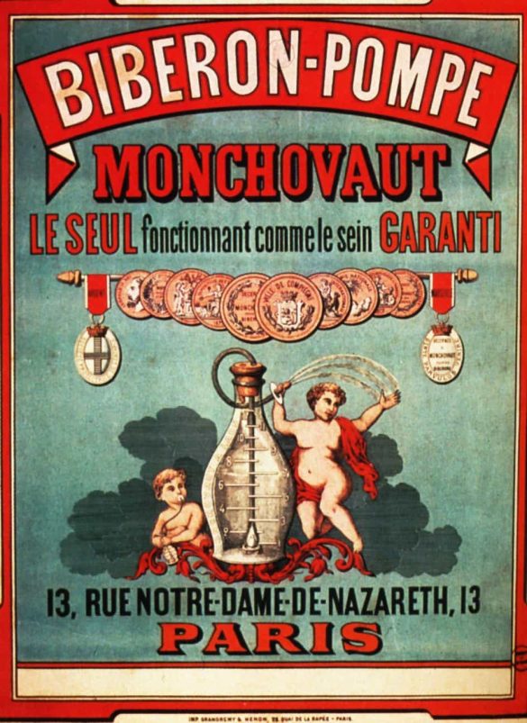 Biberon-Pompe Monchovaut Vintage French Advertising Posters