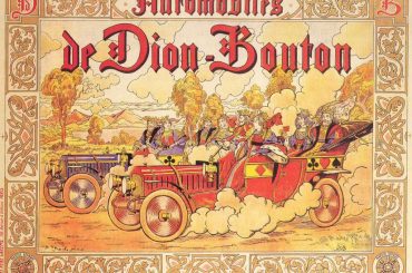De Dion Bouton Vintage Automobile Poster dated 1883