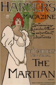 Harper's Magazine The Martian, Old Magazine Covers 1898