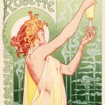 Privat Livemonts “Absinthe Robette” Art Nouveau Vintage Poster  1896