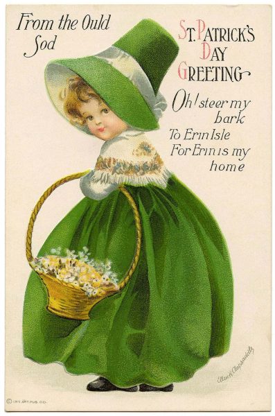 St. Patricks Day Vintage Holiday Art