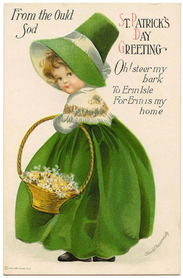 St Patricks Day Greeting Card by Ellen Clapsaddle
