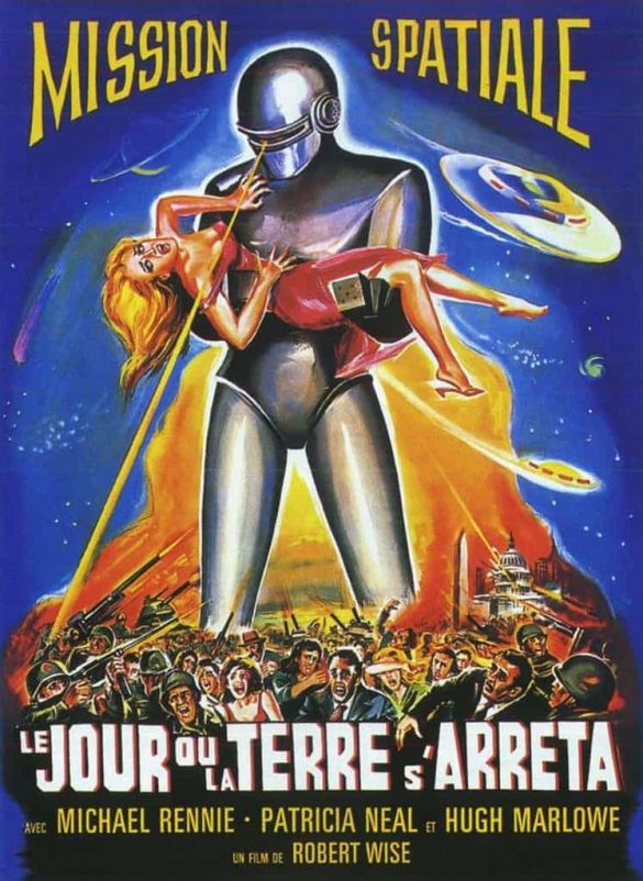 The Day the Earth Stood Still Vintage Sci Fi Poster, 1951