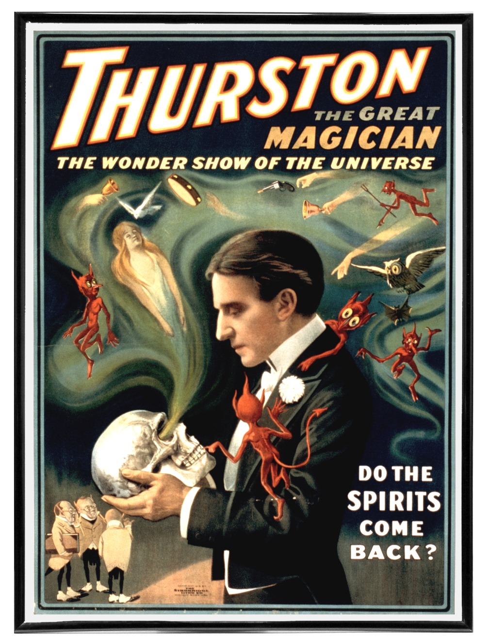 M5 Vintage 1894 Kellar Magic Magician Theatre Poster Re-Print A1/A2/A3/A4 