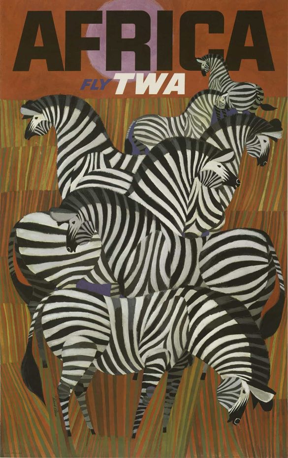 TWA Airline Poster