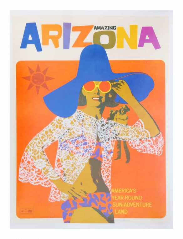 Vintage American Poster: Amazing Arizona America’s Year-Round Sun-Adventure