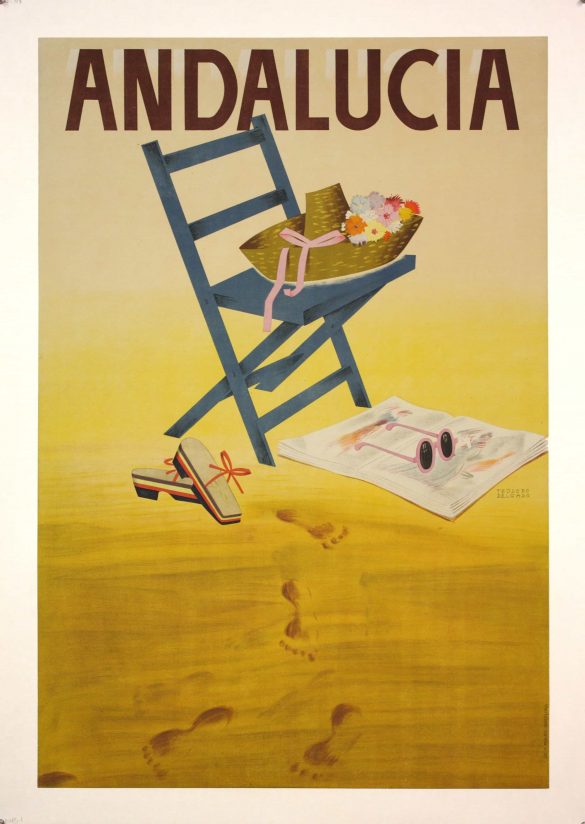 Andalucia Spain Poster by Teodoro Delgado, 1950